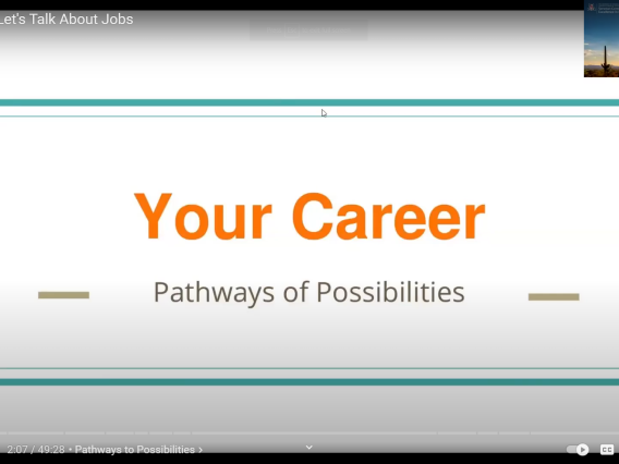 Peer to Peer: Let's Talk About Jobs webinar screenshot