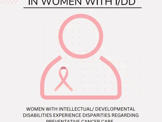 CANCER SCREENINGS IN WOMEN WITH I/DD Book cover