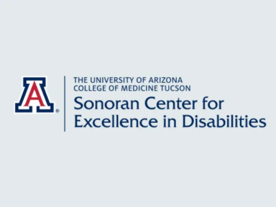 The University of Arizona Sonoran Center for Excellence in Disabilities logo.