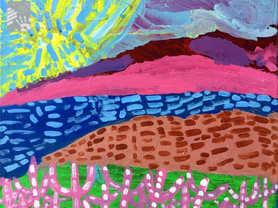 acrylic of water
