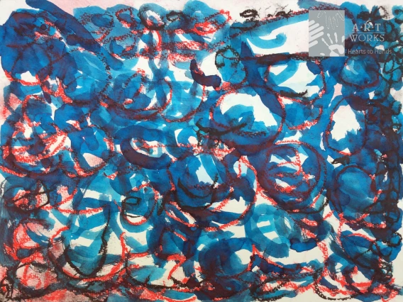 mixed media of art