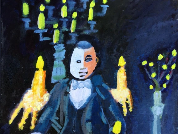 drawing of Phantom of the Opera