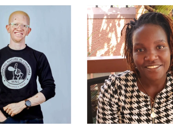 Kelvin Mkude and Mai Nambooze 