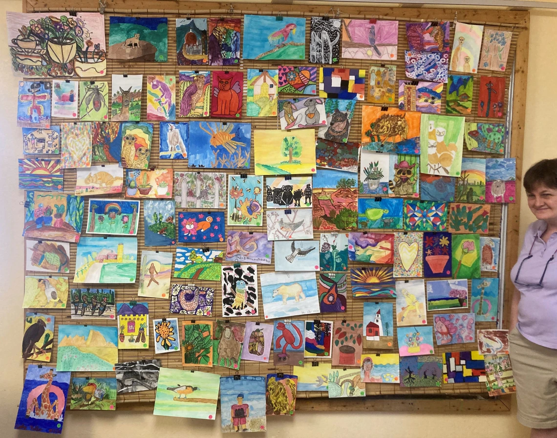 Water color wall