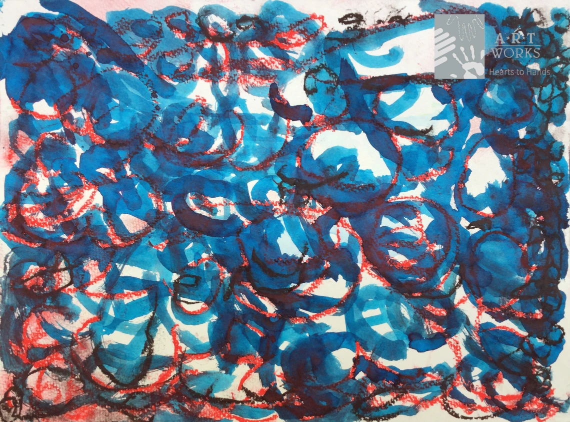 mixed media of art