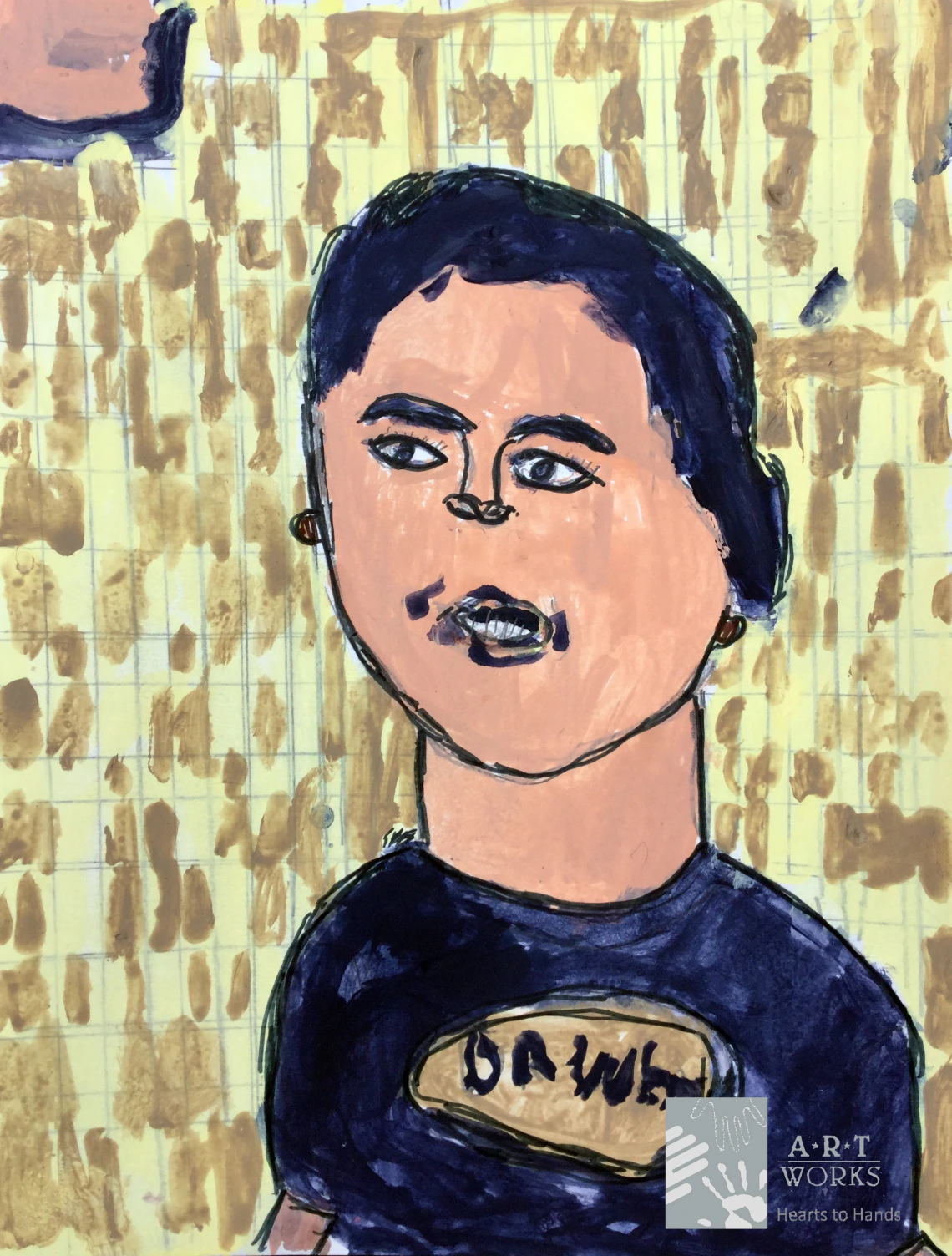 drawing of a person
