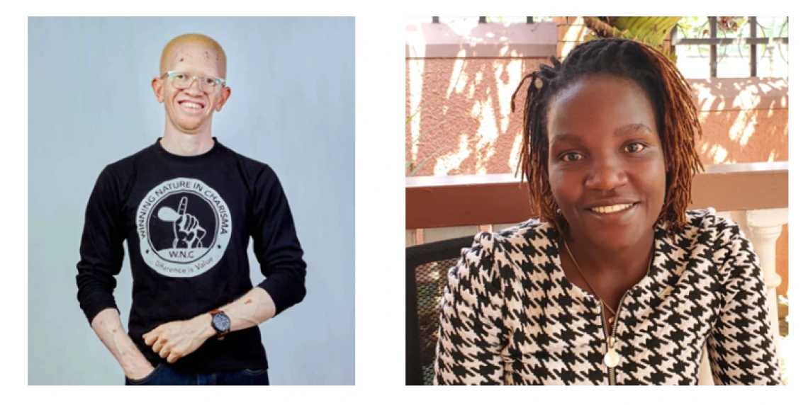 Kelvin Mkude and Mai Nambooze