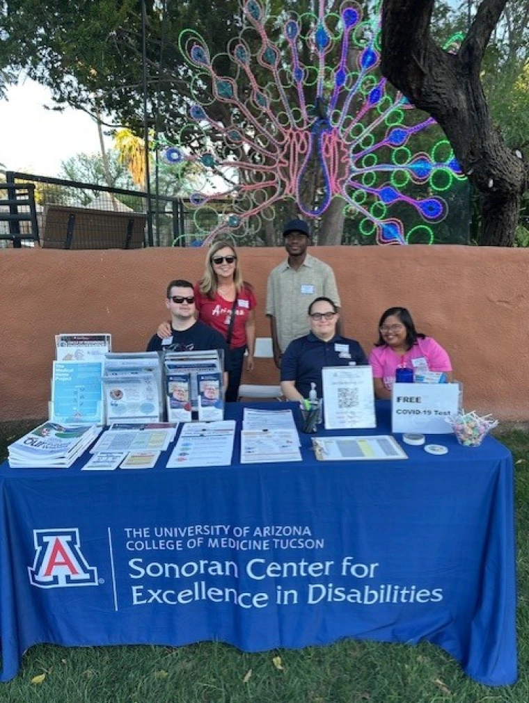 Lupita Loftus, along with Gabe, Paavi, and other Sonoran Center staff