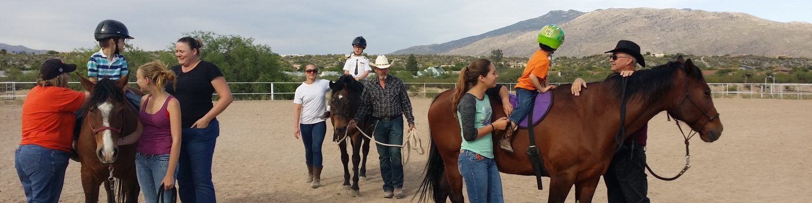 Angels in Autism Corral: People riding horses