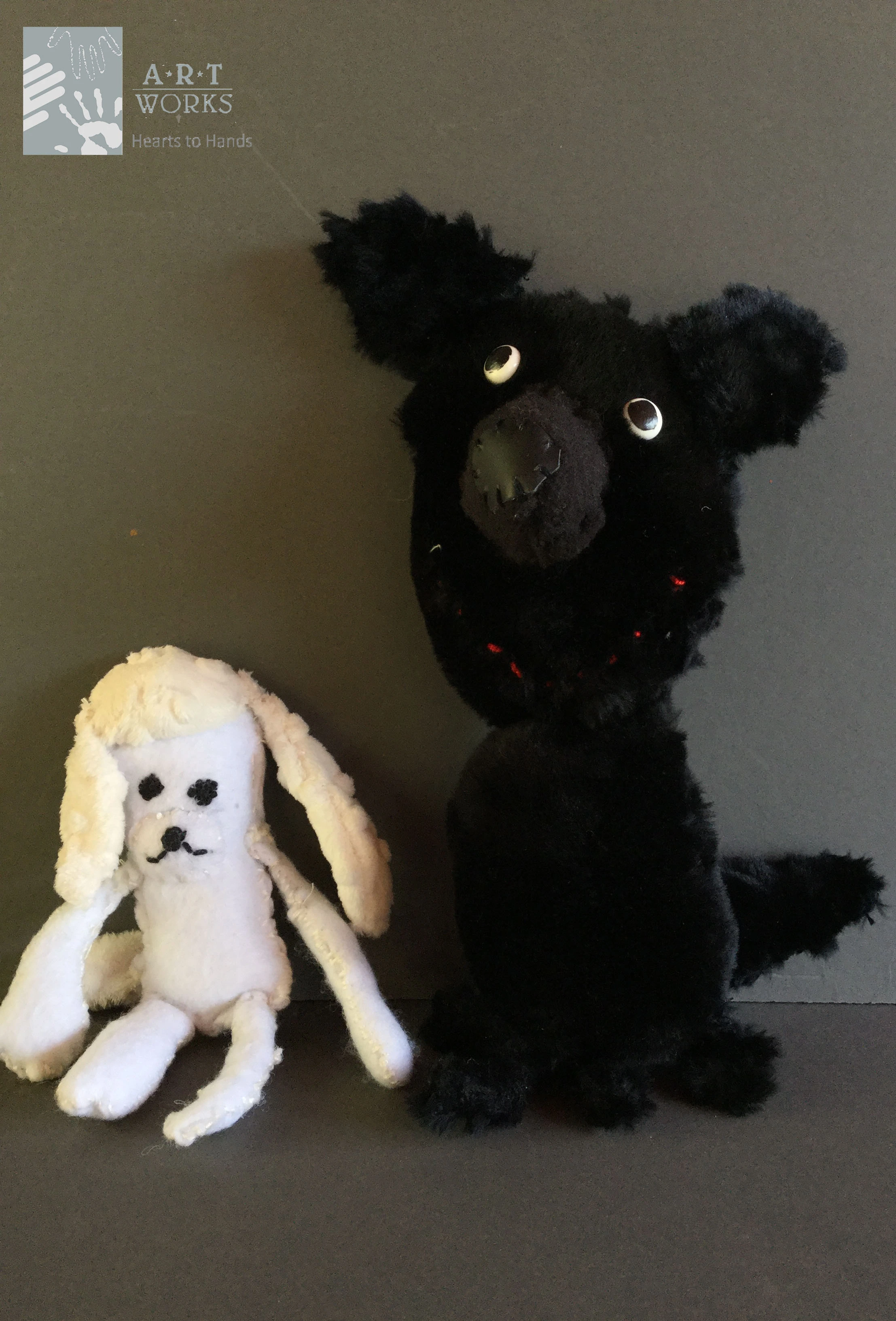 two stuffed animals