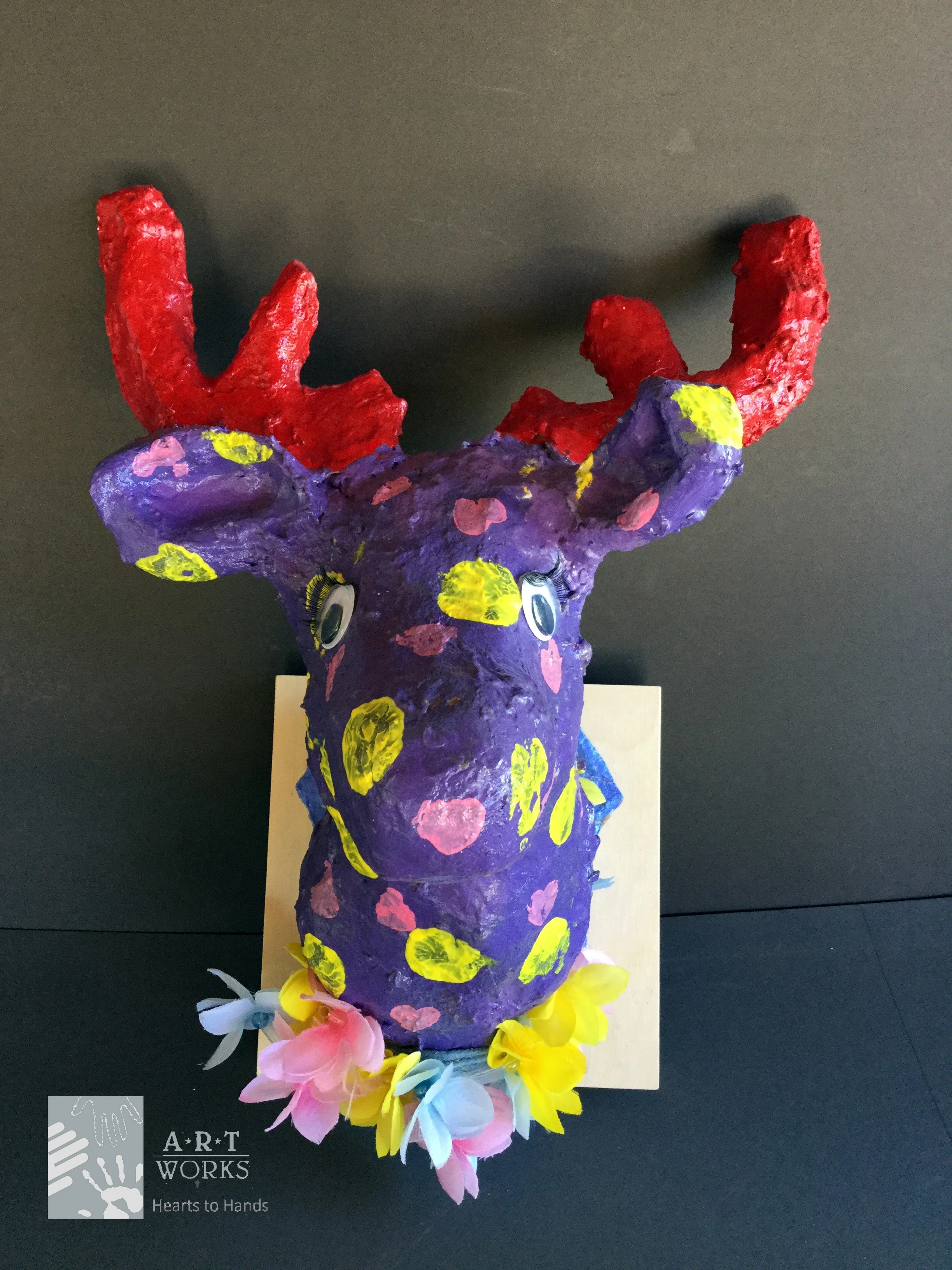 sculpture of a moose