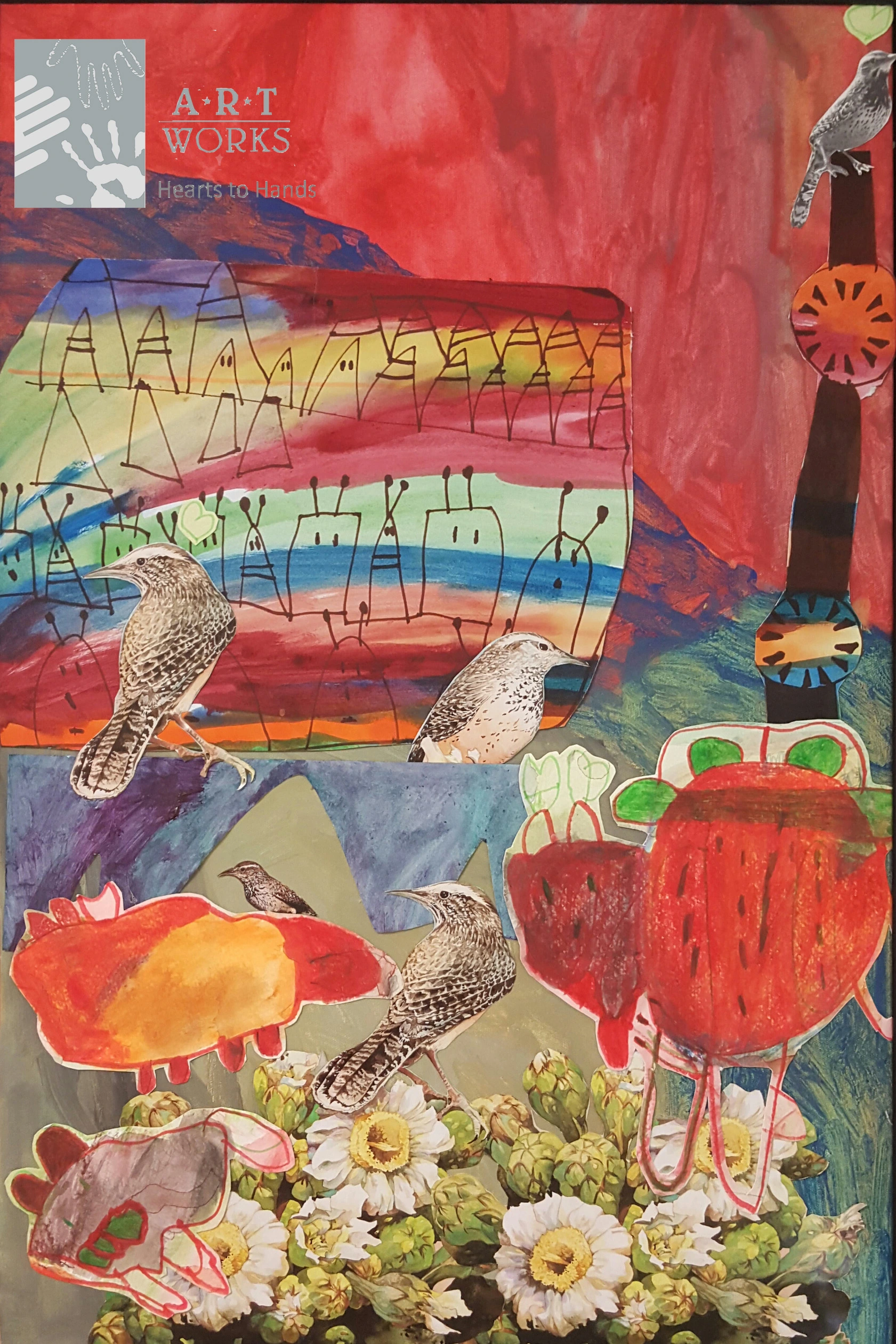 drawing of a landscape