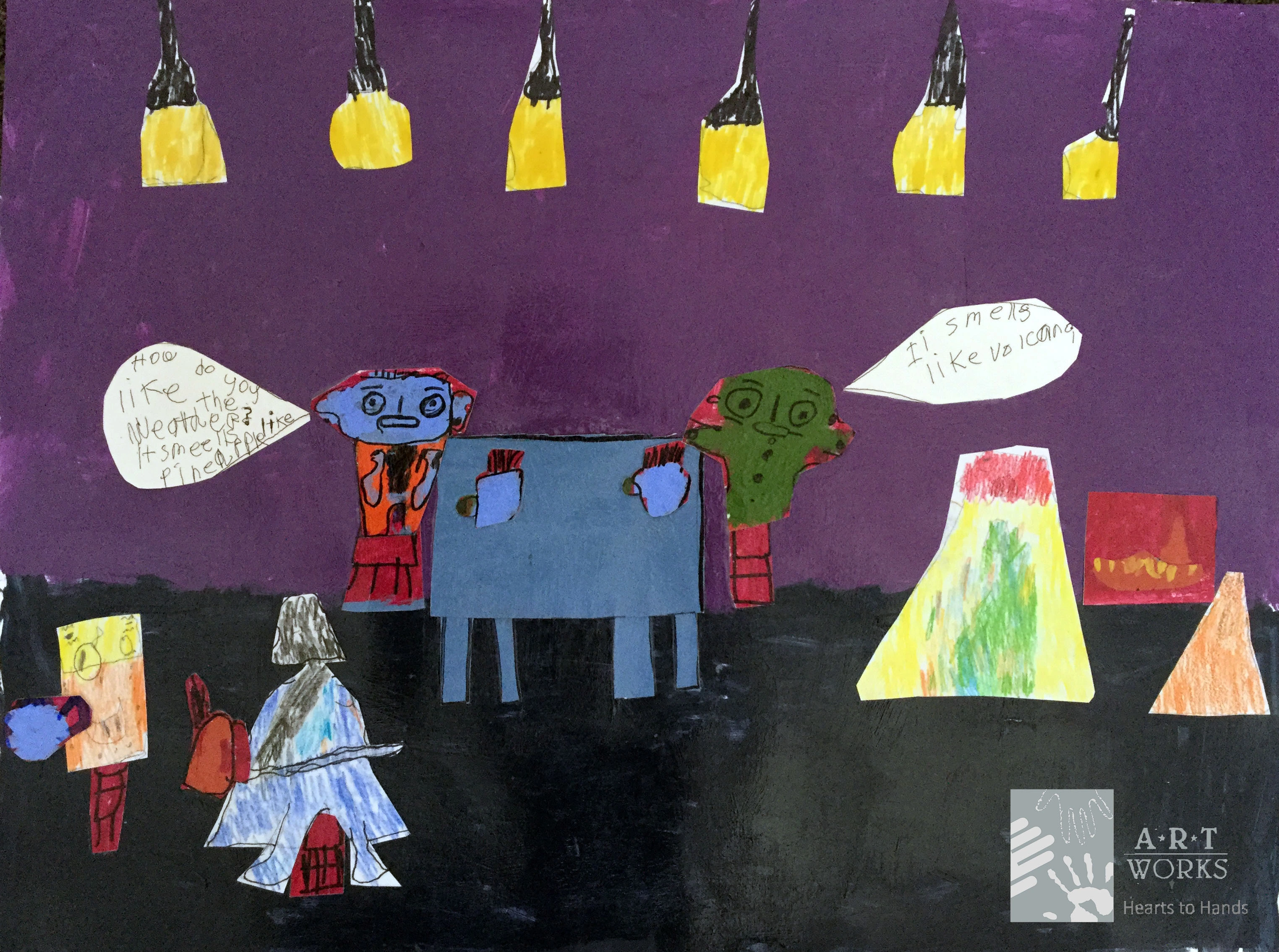 mixed media on paper