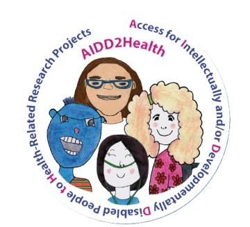 Logo for Access for Intellectually and or Developmentally Disabled People to Health-Related Research Projects.