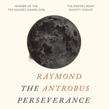 Cover of The Perseverance, a photograph of the moon colored black.